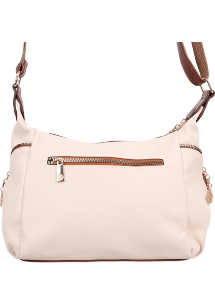 1398 Bej Taba Suni Deri Bayan Çapraz Omuz Çantası fırsatları