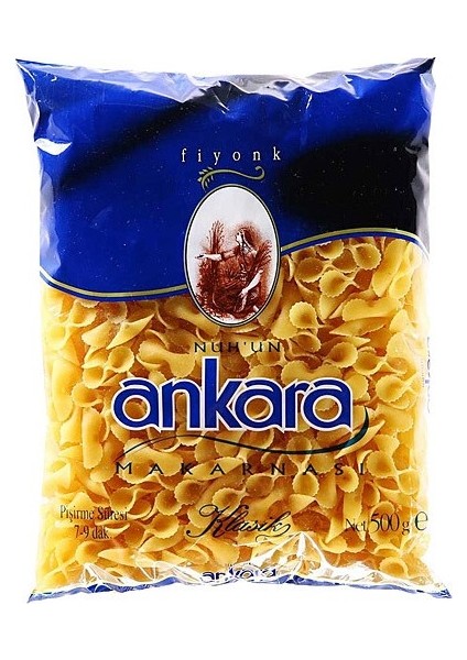 Nuhun Ankara Makarnası Fiyonk 500GR x 20 Paket