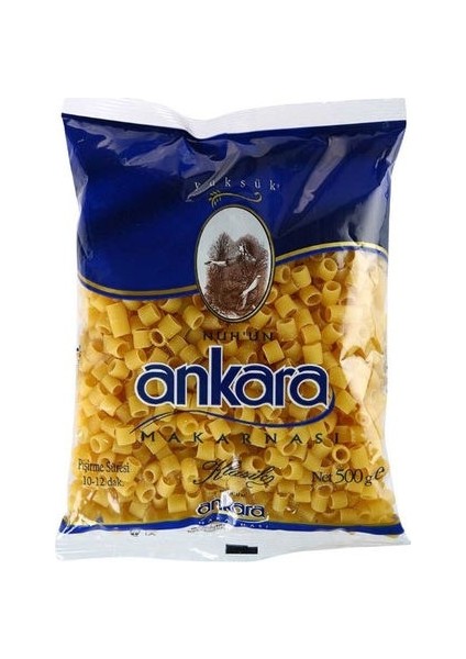 Nuhun Ankara Makarnası Yüksük 500GR x 20 Paket