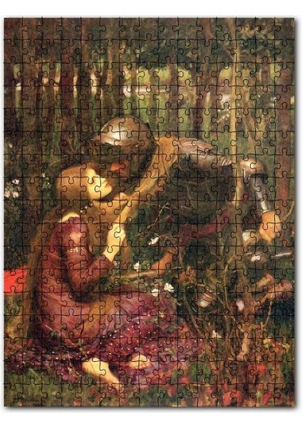 Merhametsiz Güzel Kadın Kitap Kapağı 255 Parça Puzzle Yapboz Mdf (Ahşap)