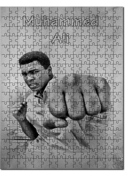 Muhammed Ali Khaliah Boksör 500 Parça Puzzle Yapboz Mdf (Ahşap)