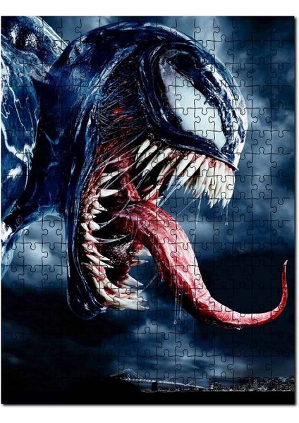 Venom Filmi Avengers Örümcek Adam 1000 Parça Puzzle Yapboz Mdf (Ahşap)