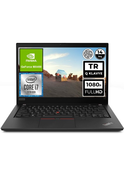 T14 20W1S1MXTD05 I7-1165G7 32GB 1tbssd MX450 14" Fullhd Freedos Taşınabilir Bilgisayar