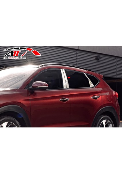 ARD Pazarlama Hyundai Tucson 2015-2017 Krom Kapı Direği 8 Parça