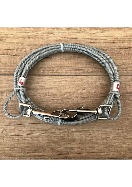 6 mm 4 M Köpek Bahçe Bağlama Halat