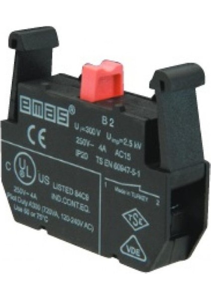 B2 Stop Kontak Bloğu 1nk Emas