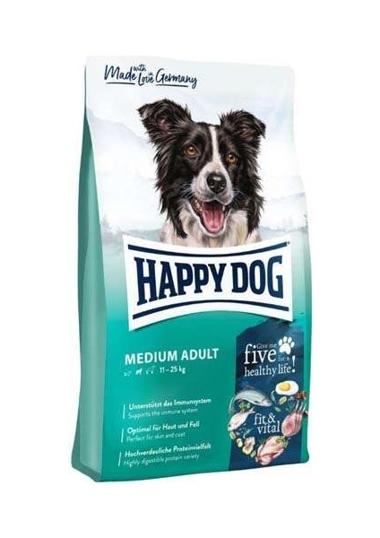 Happy Dog Medium Orta Irk Yetişkin Köpek Maması 12 kg