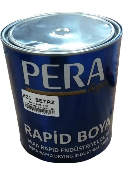 Rapid Endüstriyel Boya 3kg (Beyaz)