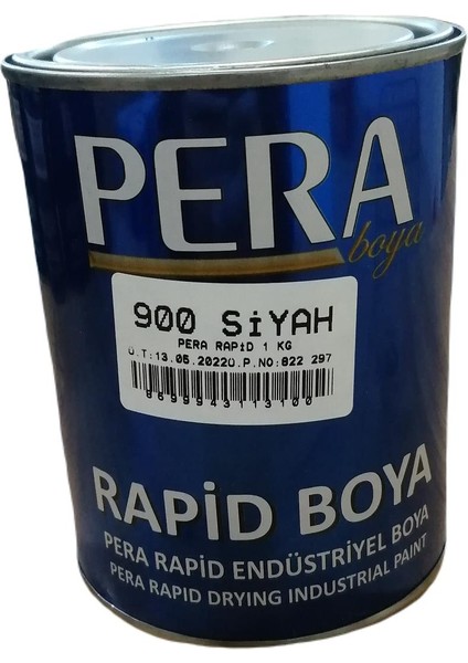 Rapid Endüstriyel Boya 1 kg (Siyah)