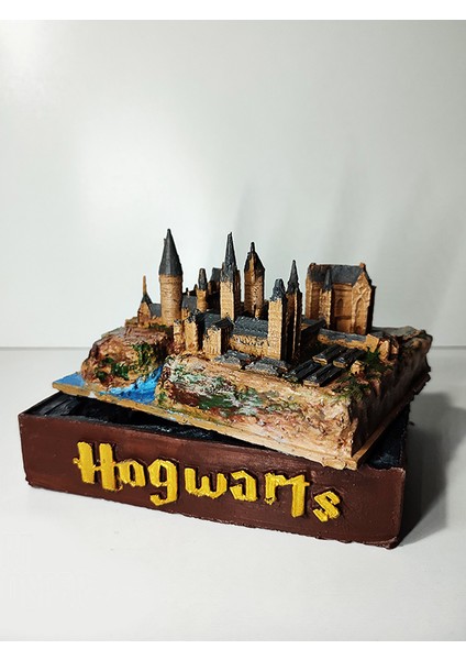 Hogwarts Cadılık ve Büyücülük Okulu - Sırlar Odası Gizli Bölmeli Polyester Obje Biblo