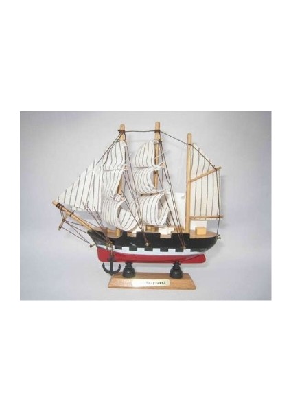 Maket Gemi 16X4X16CM Dekoratif Hediyelik Ev Ofis Aksesuarı