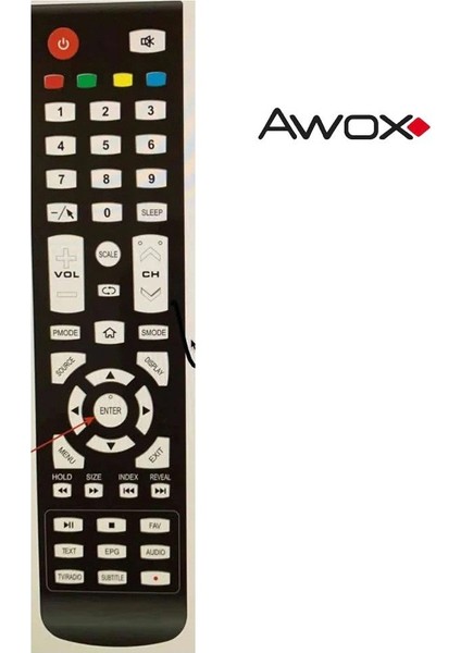 Awox Smart Uydu Alıcılı LED Tv Kumandası