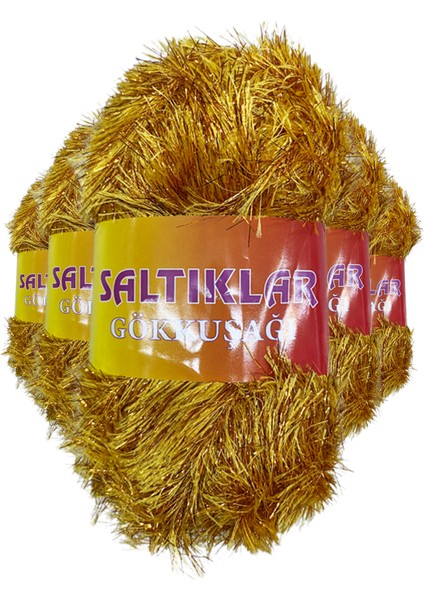 5 Adet Gökkuşağı El Örgü Ipi Yünü 75