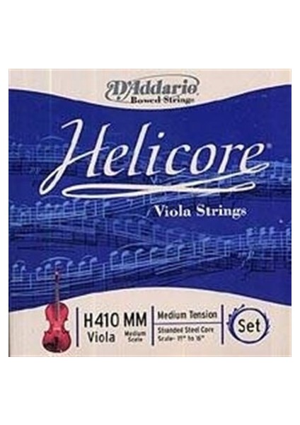 H410MM Vıola Tel Seti, Helıcore, Medıum Scale, Medıum Ten
