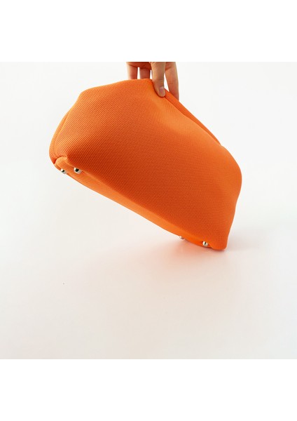 Kadın Turuncu Clutch El Çantası