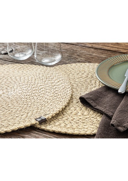 Elisa Jüt 2'Li Amerikan Servıs 35 cm Naturel fiyatları