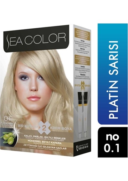Saç Boyası Platin Sarısı 0/1 8698753381983
