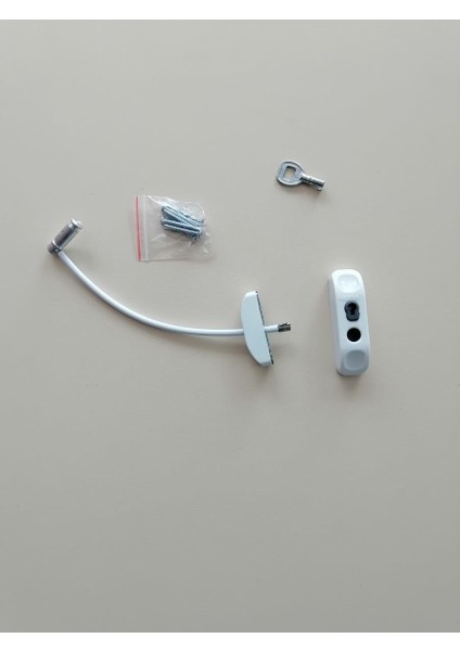 Halatlı Emniyet Kilidi Beyaz