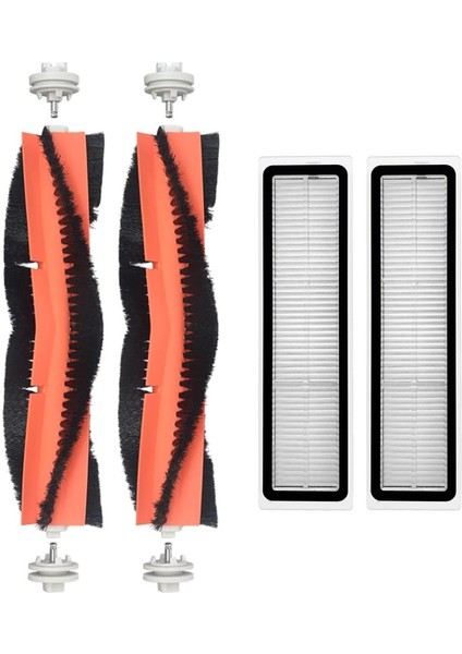 Dreame L10 Pro Beyaz Uyumlu Yedek Ana Fırça ve Hepa Filtre-4 Parça