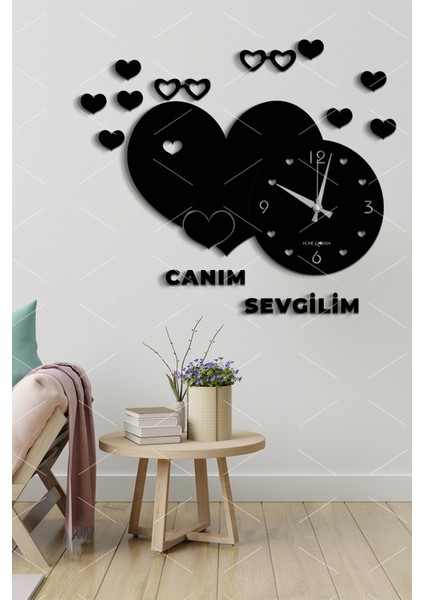 Sevgi Saati Kişiye Özel Dekor Saat