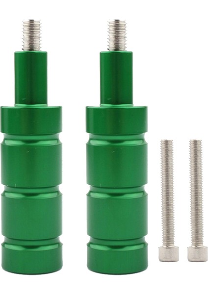 2 Adet Motosiklet Kuyruk Işık Braketi Post Destek Baz Evrensel Yeşil (Yurt Dışından)