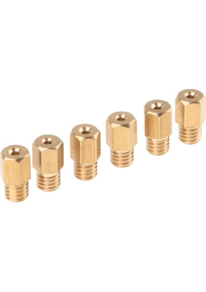 6pcs 220 230 240 250 260 270 Bakır Kafa Ana Jet Kiti Karbüratör Için (Yurt Dışından)
