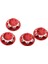 4pcs Rc Tekerlek Göbeği 1/8 Agama Kırmızı Için 17MM Fındık (Yurt Dışından) 4