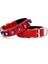 Doggie Comfort Deri Nazar Boncuklu Köpek Boyun Tasması Large Kırmızı 4X57-65 cm 1