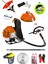 Magnezyum Motor Benzinli Sırt Tipi Tırpan Makinesi Ot Çayır Çalı Kesme Tırpan Makinesi 7.9hp 63CC 1