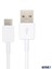 DG970BBE UsbA to Type-C Data ve Şarj Kablosu Beyaz 5