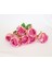 Yapay Çiçek Lüx Premium 7 Li Gül Demeti Pembe 2