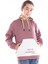 Kız Çocuk Made Yazı Baskılı Kapşonlu Sweatshirt 14164 1