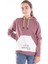 Kız Çocuk Made Yazı Baskılı Kapşonlu Sweatshirt 14164 2