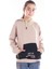 Kız Çocuk Made Yazı Baskılı Kapşonlu Sweatshirt 14164 1