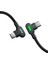 CA-8080 Type-C Type-C Pd Ledli Data Şarj Kablosu 1.5m Siyah 3