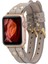 Apple Watch Uyumlu Deri Kordon Ely Double Tour Gold Trk Erc3 Gri 1