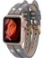 Apple Watch Uyumlu Deri Kordon Ely Double Tour Gold Trk Rst9 Gri 1