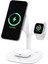 iPhone Watch Magsafe Airpods 5in1 Şarj Istasyon Standı Şık Lüx Tasarım Magnetik Charger 15W 1