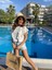 Coree Fırfır Detaylı Crop Bluz 3