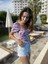 Cored Kabarık Balon Kol Çiçek Desenli Crop Bluz 3