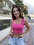 Heldy Şerit Askı Detaylı Triko Örme Bluz 3
