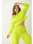 Sarı Örme Crop Bluz 1
