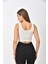 Krem Askılı Crop Büstiyer 3