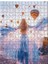 Beyaz Tül Elbiseli Kadın Sıcak Hava Balon 120 Parça Puzzle Yapboz Mdf (Ahşap) 1