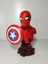 Spiderman & Kalkan Civil War (Örümcek Adam) Dekoratif, Biblo, Büst, Figür (15 Cm) 1
