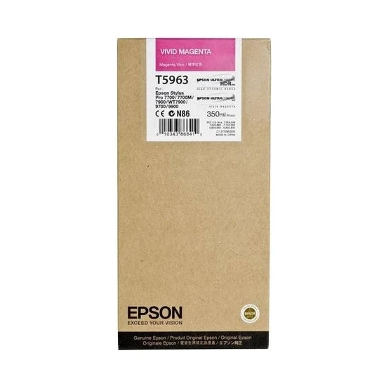 Epson T5963-C13T596300 Orjinal Kırmızı Kartuş Epson STYLUSPRO7700