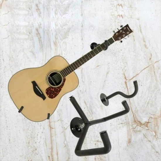 Perfk Yatay Gitar Duvar Askısı Güvenlik Duvarı Montaj Tutucu Slatwall Siyah (Yurt Dışından)