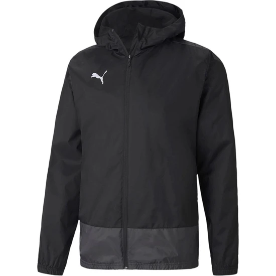 Puma Teamgoal 23 Training Rain Jacket Erkek Futbol Antrenman Yağmurluk 65655903 Siyah