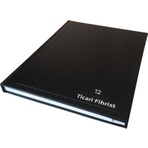 Artlantis Fihrist Ticari 12'li 20X28 Siyah Cilt Bezli 1 Adet Artlantis Ticari Firhist Siyah 20*28