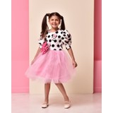 Eylul Elif Butik Minnie Mouse  Desenli Kız Çocuk Elbise
